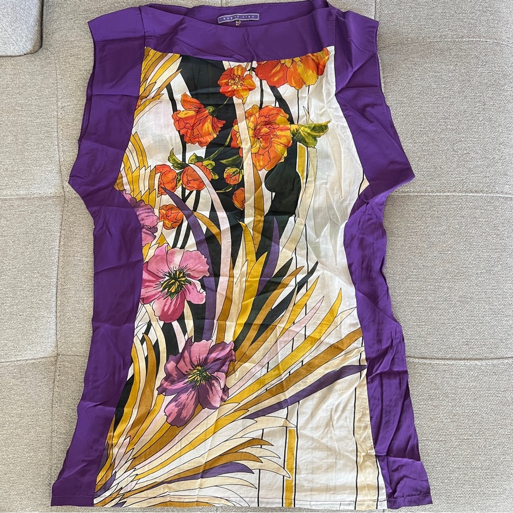 Sugar Lips Silk Tunic Size Small